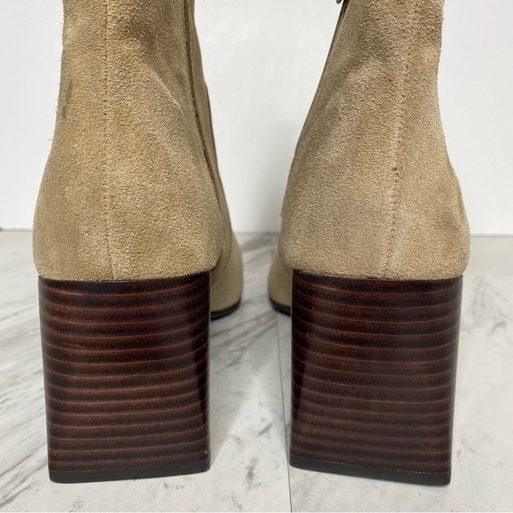 New! Blondo Salome Tan Suede Bootie 8 1/2 - Picture 4 of 15